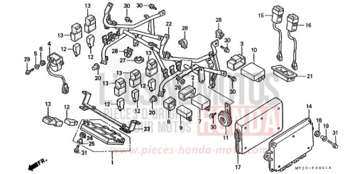 COWL STAY (ST1100AN/AP/AR) ST1100AN de 1992